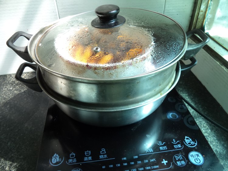 腊肉蒸南瓜步骤9