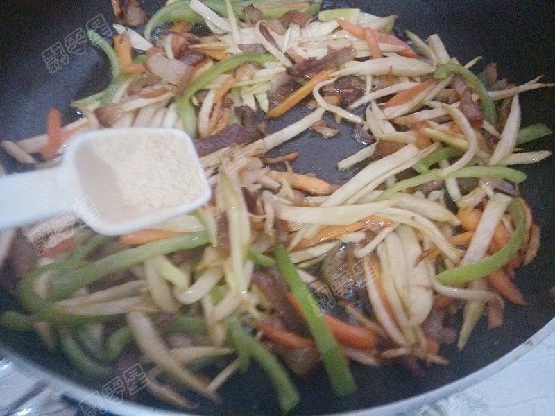 腊肉茭白步骤10