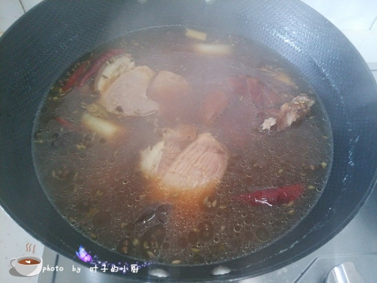 卤煮腊肉步骤7