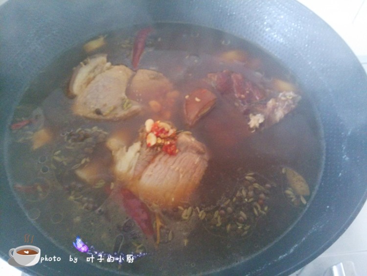 卤煮腊肉步骤8