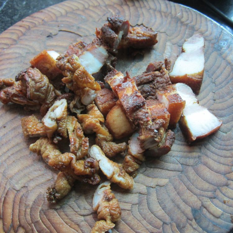 腊肠腊肉合蒸步骤2