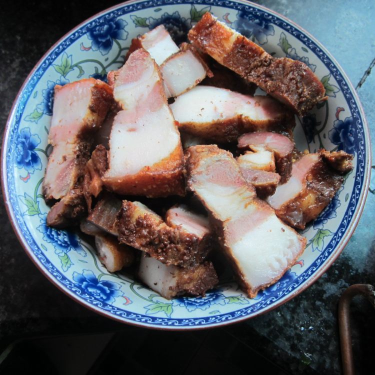 腊肠腊肉合蒸步骤4