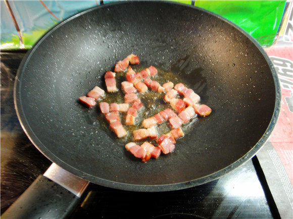 双花炒腊肉步骤3