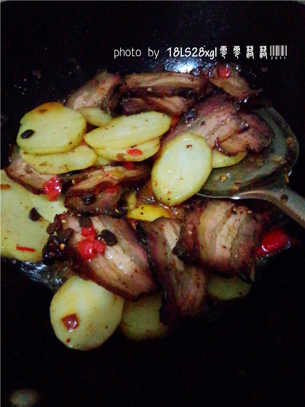 土豆腊肉步骤9