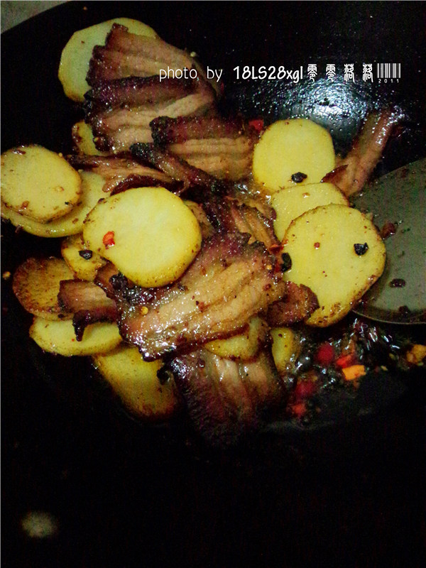 土豆腊肉步骤10