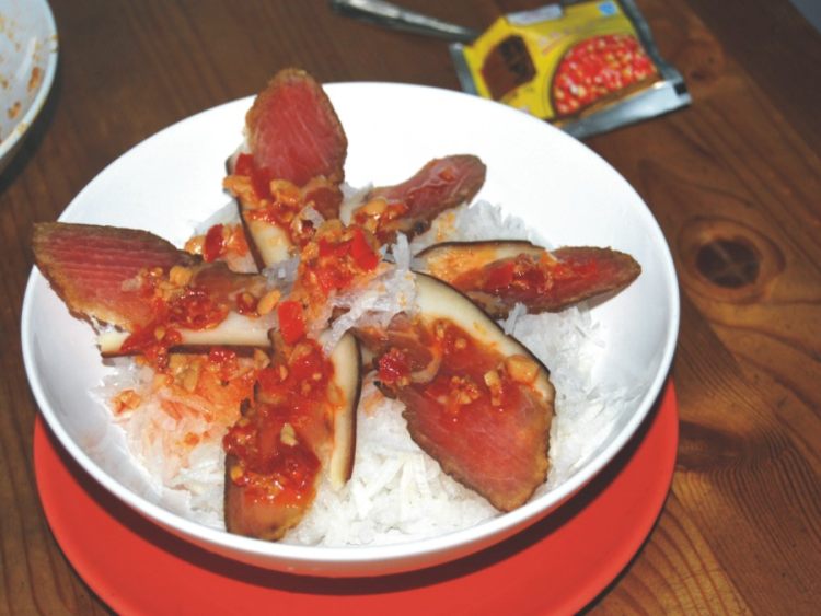 腊肉蒸萝卜丝步骤4