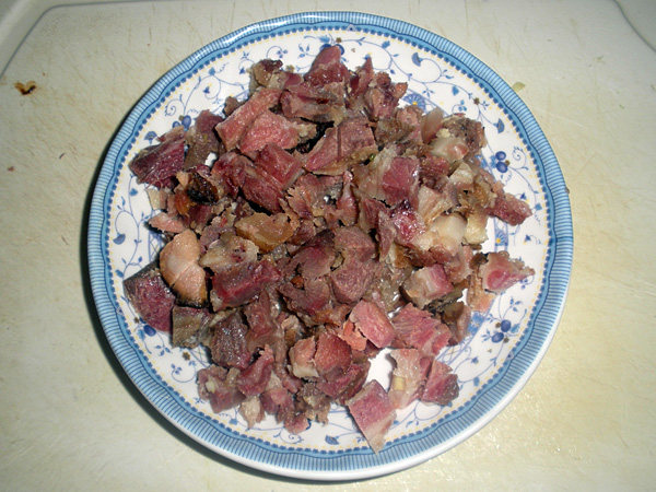 腊肉炸酱面步骤7