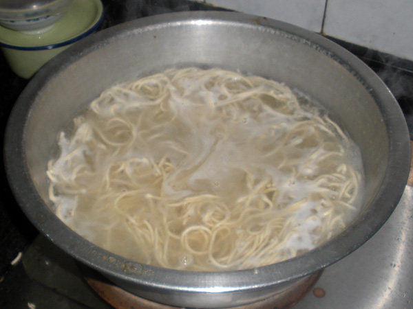 腊肉炸酱面步骤17