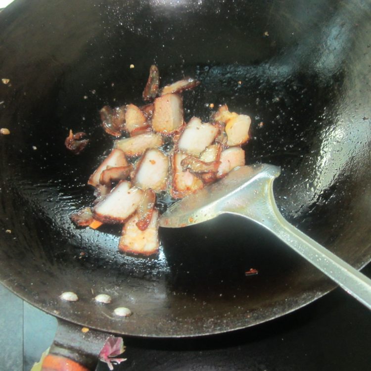 豉香干萝卜腊肉步骤3