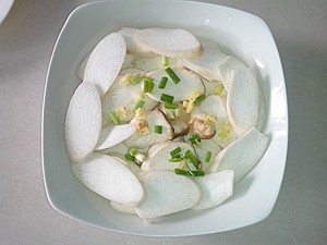 杏鲍菇蒸腊肉步骤7