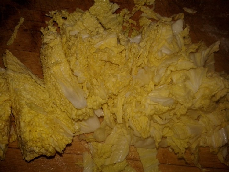 腊肉白菜步骤2