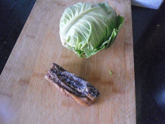 腊炒绿甘蓝步骤1