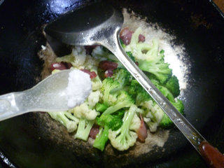 腊肉双花步骤9