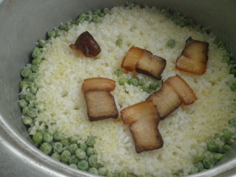 腊肉杂粮饭步骤9