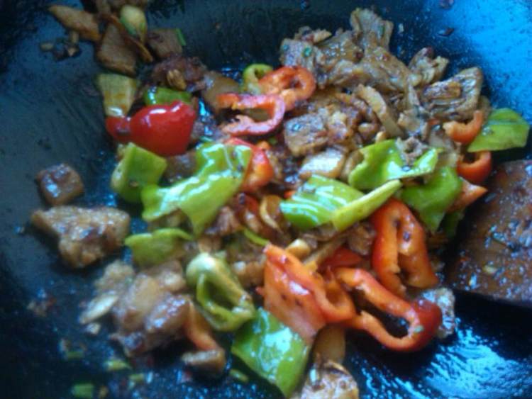 腊肉茶树茹步骤13