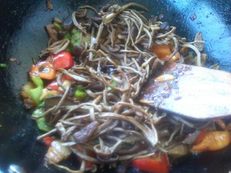 腊肉茶树茹步骤14