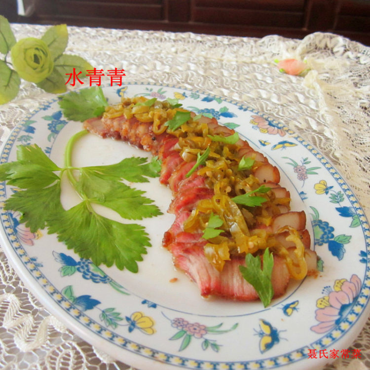酸椒腊肉步骤7