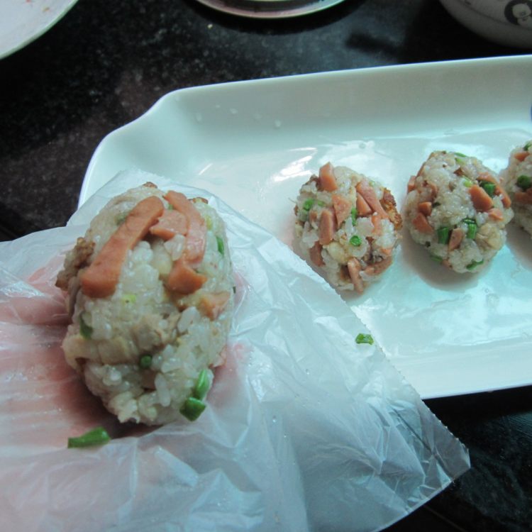 腊肉火腿饭团步骤11
