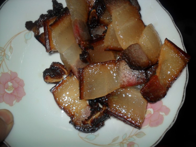 土豆烧腊肉步骤3