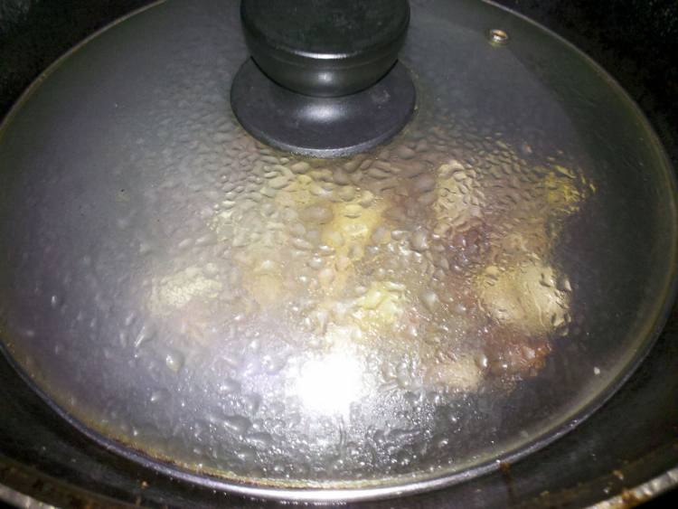 腊肉青豆步骤4