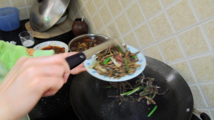 腊炒干豆角步骤13
