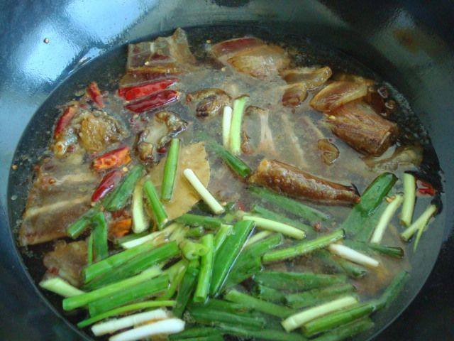 四季豆烧腊肉步骤7