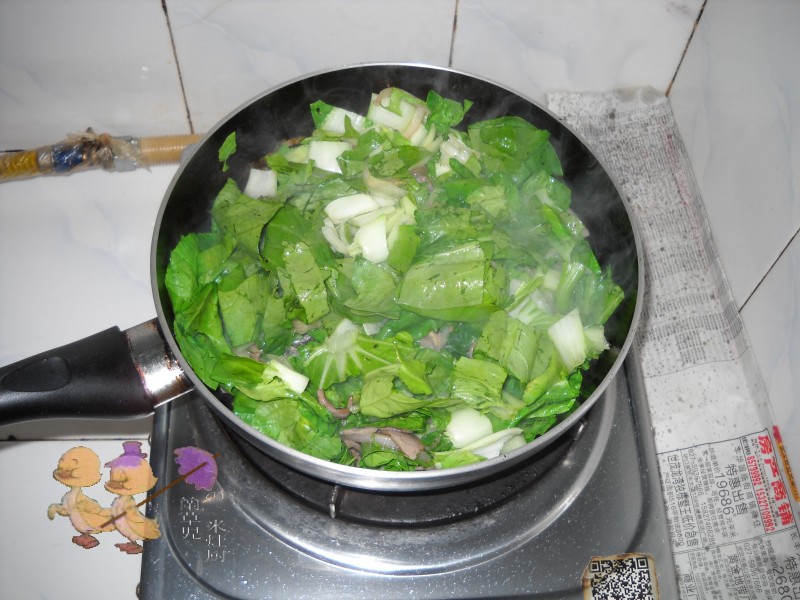 火腿白菜炒花干步骤7