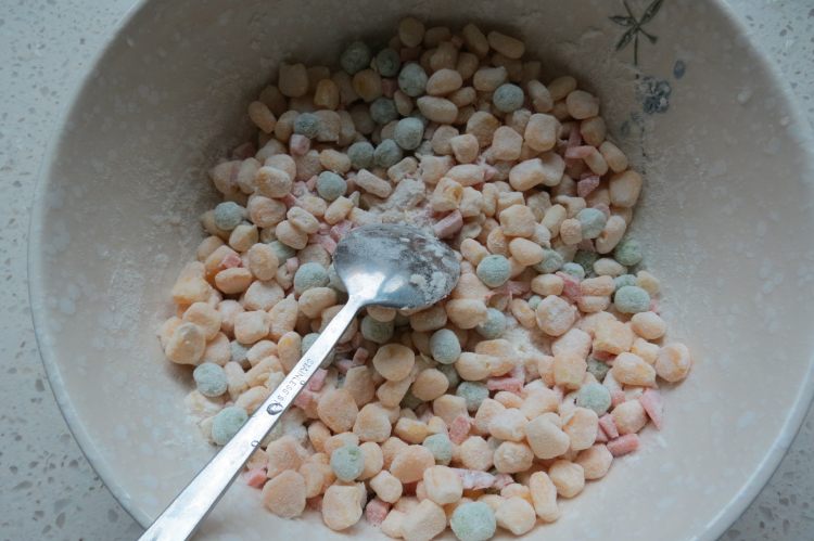 玉米粒火腿小煎饼步骤4