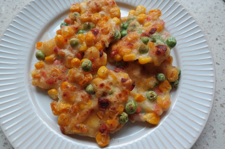 玉米粒火腿小煎饼步骤7