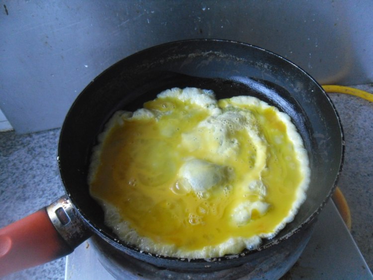 火腿香菇蛋炒饭步骤4