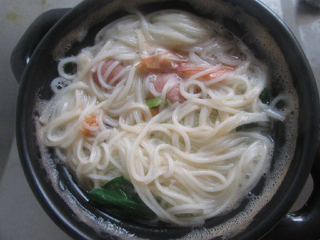 砂锅大虾面#本味家乡步骤4