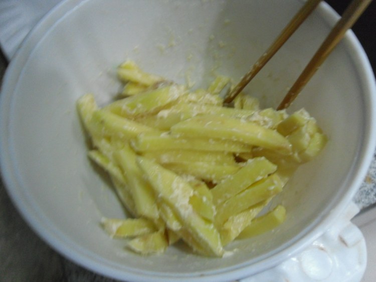 火腿薯条步骤5