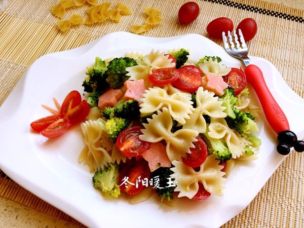 蝴蝶意面沙拉#百味来步骤13