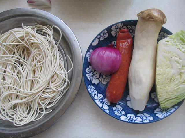 火腿焗面#新鲜从这里步骤1