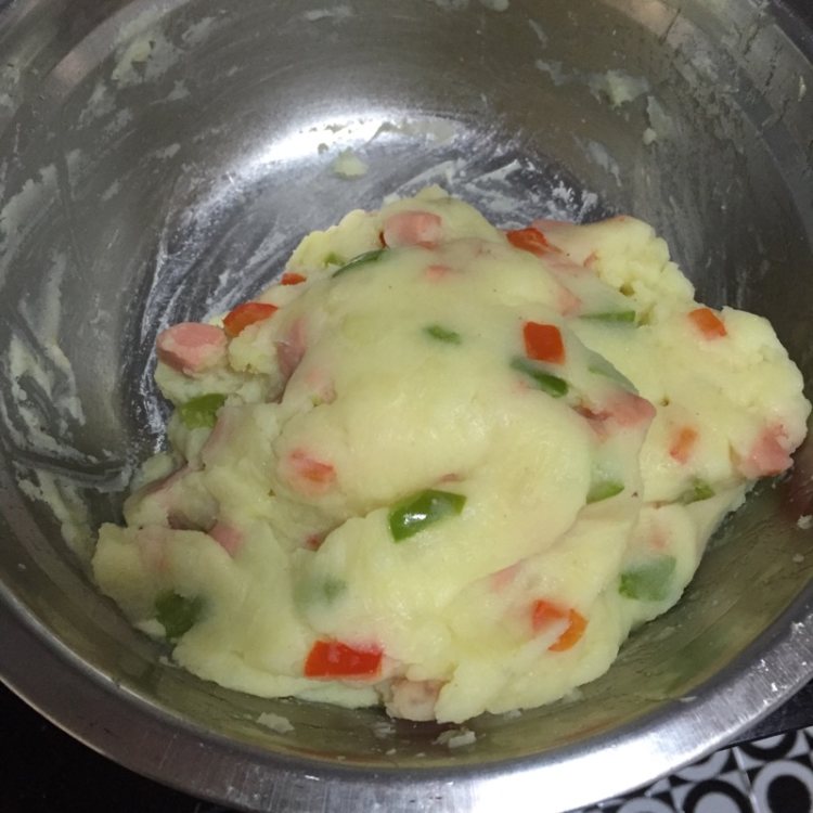 什锦土豆饼#新鲜从这步骤7
