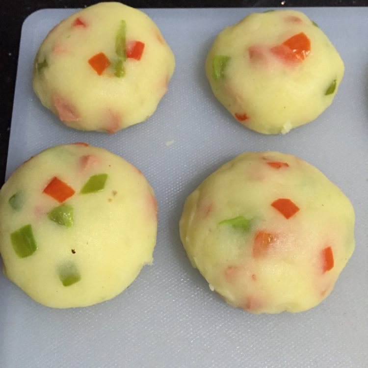 什锦土豆饼#新鲜从这步骤8