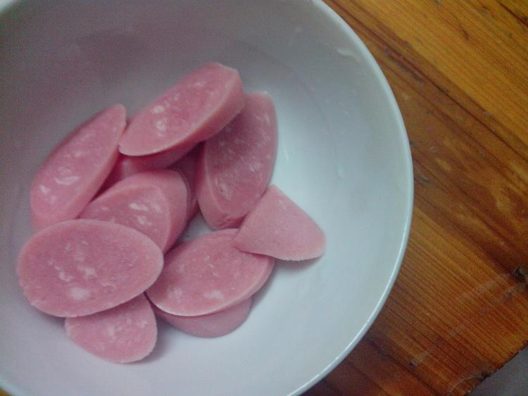 青菜火腿面条步骤5