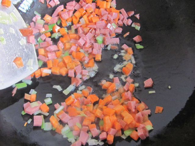 火腿豌豆步骤4
