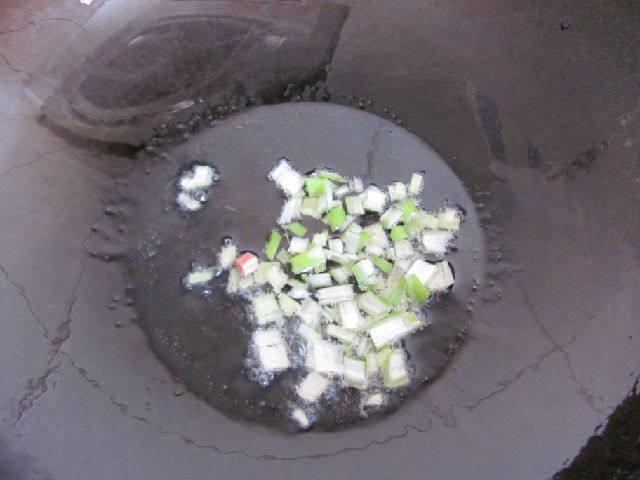 火腿豌豆步骤2