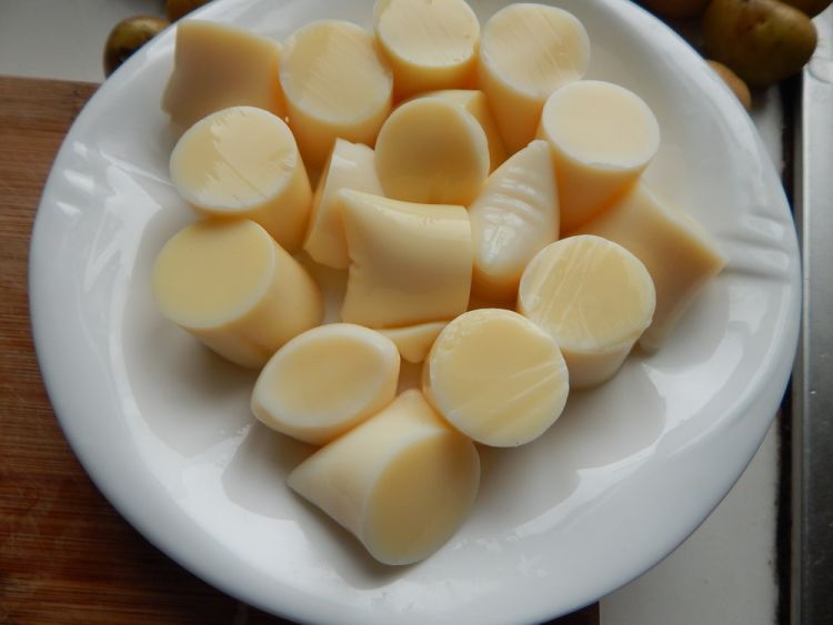 火腿浇汁日本豆腐步骤3