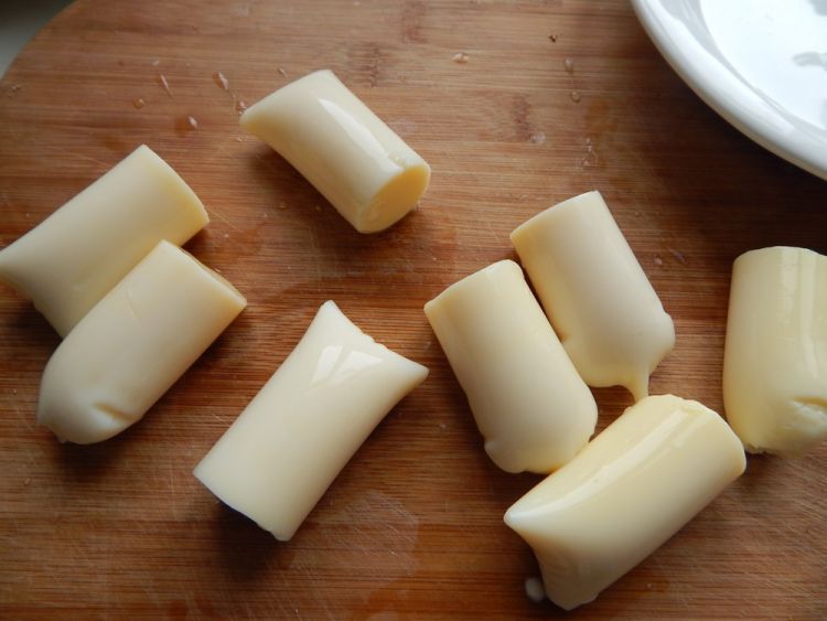 火腿浇汁日本豆腐步骤2
