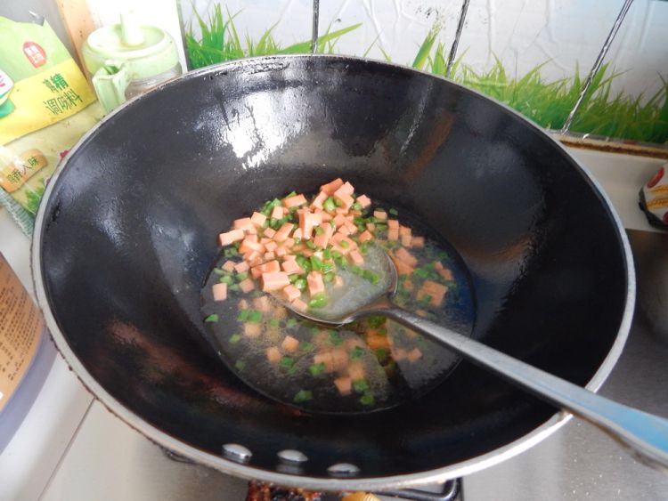 火腿浇汁日本豆腐步骤9