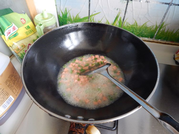 火腿浇汁日本豆腐步骤11