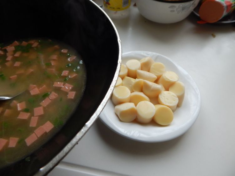 火腿浇汁日本豆腐步骤13