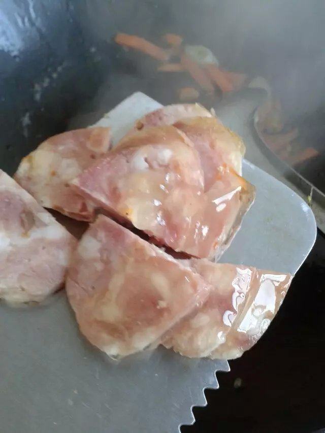 火腿西兰花步骤7