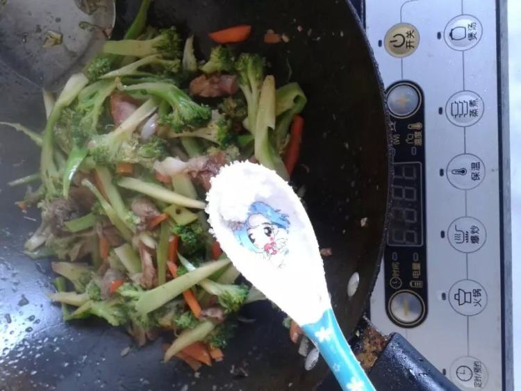 火腿西兰花步骤10