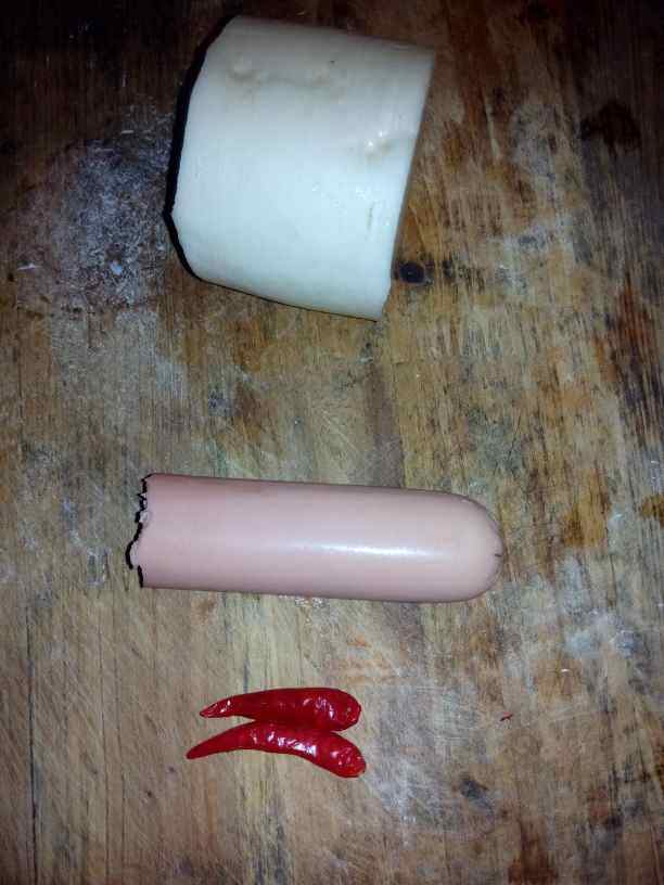 白萝卜火腿炒面步骤4