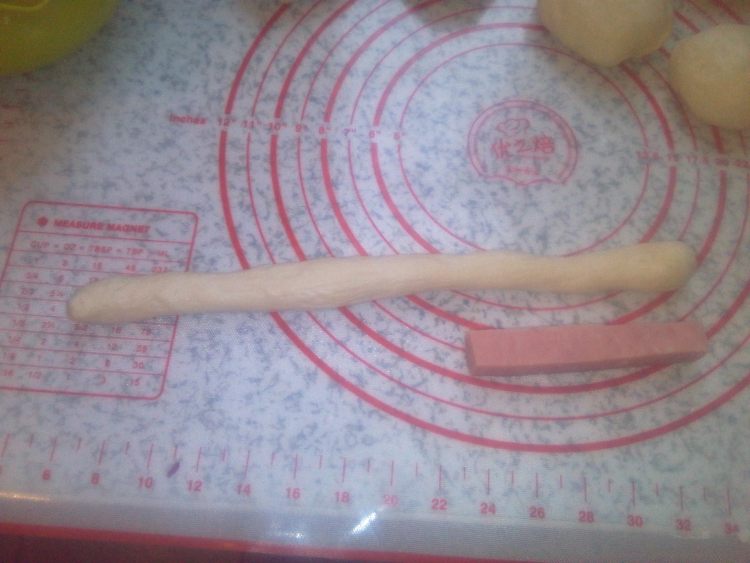 火腿面包卷步骤8