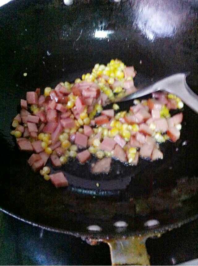 糖醋火腿彩椒步骤4