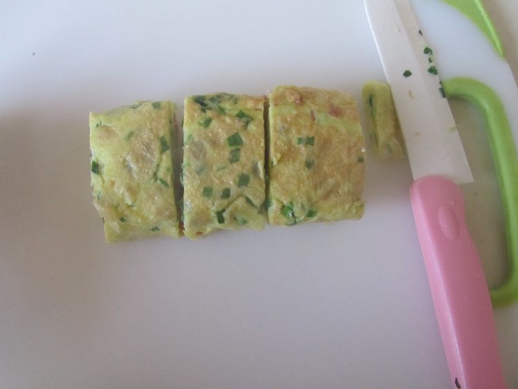 韭菜火腿鸡蛋饼步骤9
